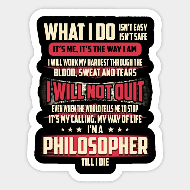 Philosopher What i Do Sticker by Rento